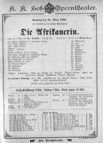 Theaterzettel (Oper und Burgtheater in Wien) 18950331 Seite: 1
