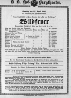 Theaterzettel (Oper und Burgtheater in Wien) 18950427 Seite: 1