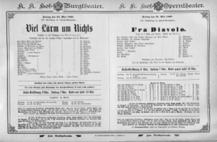 Theaterzettel (Oper und Burgtheater in Wien) 18950524 Seite: 1