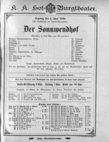 Theaterzettel (Oper und Burgtheater in Wien) 18950604 Seite: 1