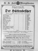 Theaterzettel (Oper und Burgtheater in Wien) 18950610 Seite: 1
