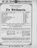 Theaterzettel (Oper und Burgtheater in Wien) 18950807 Seite: 1