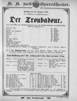 Theaterzettel (Oper und Burgtheater in Wien) 18950827 Seite: 1