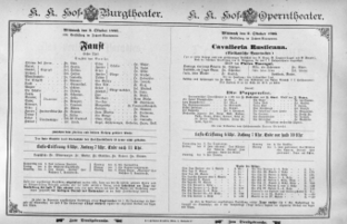 Theaterzettel (Oper und Burgtheater in Wien) 18951002 Seite: 1