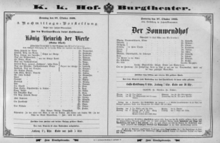 Theaterzettel (Oper und Burgtheater in Wien) 18951027 Seite: 3