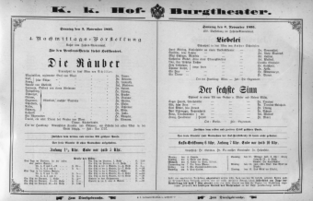 Theaterzettel (Oper und Burgtheater in Wien) 18951103 Seite: 3