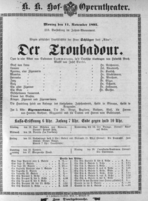 Theaterzettel (Oper und Burgtheater in Wien) 18951111 Seite: 1