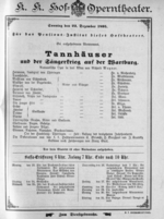 Theaterzettel (Oper und Burgtheater in Wien) 18951222 Seite: 1