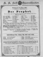 Theaterzettel (Oper und Burgtheater in Wien) 18960119 Seite: 1