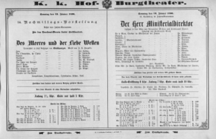 Theaterzettel (Oper und Burgtheater in Wien) 18960119 Seite: 2