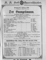 Theaterzettel (Oper und Burgtheater in Wien) 18960202 Seite: 1