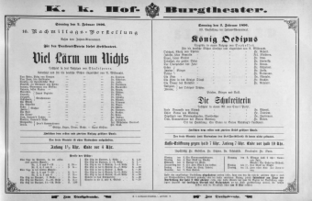 Theaterzettel (Oper und Burgtheater in Wien) 18960202 Seite: 2