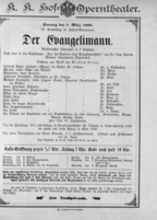 Theaterzettel (Oper und Burgtheater in Wien) 18960301 Seite: 1