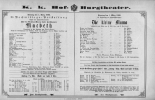 Theaterzettel (Oper und Burgtheater in Wien) 18960301 Seite: 2