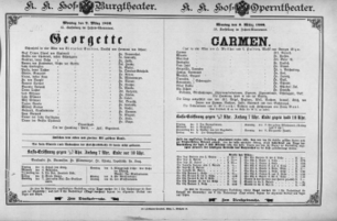 Theaterzettel (Oper und Burgtheater in Wien) 18960302 Seite: 2