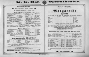 Theaterzettel (Oper und Burgtheater in Wien) 18960406 Seite: 2