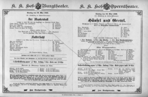 Theaterzettel (Oper und Burgtheater in Wien) 18960519 Seite: 2