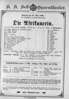 Theaterzettel (Oper und Burgtheater in Wien) 18960531 Seite: 1
