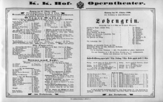 Theaterzettel (Oper und Burgtheater in Wien) 18961025 Seite: 1