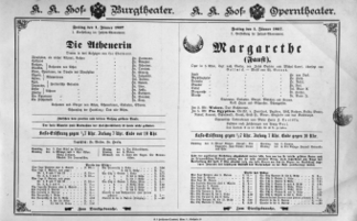 Theaterzettel (Oper und Burgtheater in Wien) 18970101 Seite: 2
