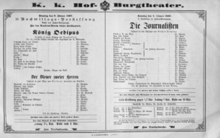 Theaterzettel (Oper und Burgtheater in Wien) 18970103 Seite: 2