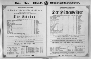Theaterzettel (Oper und Burgtheater in Wien) 18970131 Seite: 2