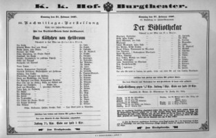 Theaterzettel (Oper und Burgtheater in Wien) 18970221 Seite: 2