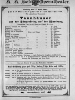 Theaterzettel (Oper und Burgtheater in Wien) 18970411 Seite: 1