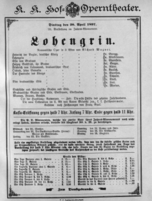 Theaterzettel (Oper und Burgtheater in Wien) 18970420 Seite: 1