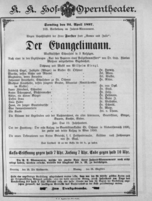 Theaterzettel (Oper und Burgtheater in Wien) 18970424 Seite: 1