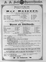 Theaterzettel (Oper und Burgtheater in Wien) 18970428 Seite: 1