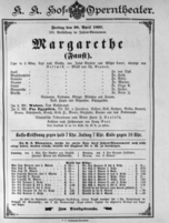 Theaterzettel (Oper und Burgtheater in Wien) 18970430 Seite: 1