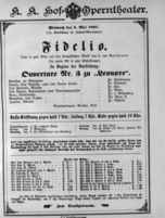 Theaterzettel (Oper und Burgtheater in Wien) 18970505 Seite: 1