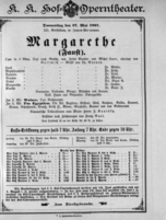 Theaterzettel (Oper und Burgtheater in Wien) 18970527 Seite: 1