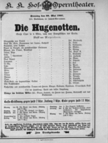 Theaterzettel (Oper und Burgtheater in Wien) 18970530 Seite: 1