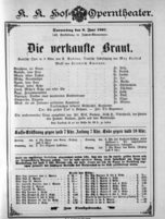 Theaterzettel (Oper und Burgtheater in Wien) 18970603 Seite: 1