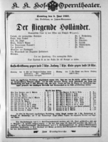 Theaterzettel (Oper und Burgtheater in Wien) 18970605 Seite: 1