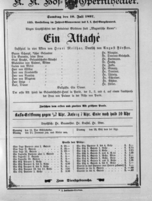 Theaterzettel (Oper und Burgtheater in Wien) 18970710 Seite: 1