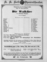 Theaterzettel (Oper und Burgtheater in Wien) 18970826 Seite: 1