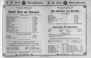 Theaterzettel (Oper und Burgtheater in Wien) 18970920 Seite: 2