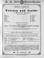 Theaterzettel (Oper und Burgtheater in Wien) 18971024 Seite: 1