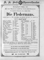 Theaterzettel (Oper und Burgtheater in Wien) 18971031 Seite: 1