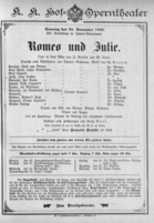 Theaterzettel (Oper und Burgtheater in Wien) 18971121 Seite: 1