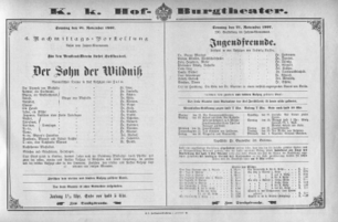 Theaterzettel (Oper und Burgtheater in Wien) 18971121 Seite: 2