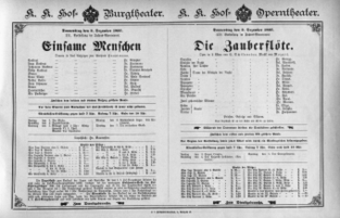 Theaterzettel (Oper und Burgtheater in Wien) 18971202 Seite: 1