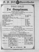 Theaterzettel (Oper und Burgtheater in Wien) 18971205 Seite: 1