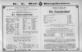 Theaterzettel (Oper und Burgtheater in Wien) 18980123 Seite: 2