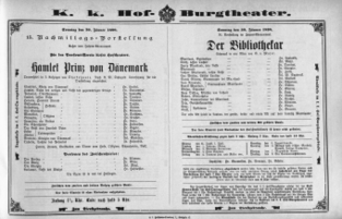 Theaterzettel (Oper und Burgtheater in Wien) 18980130 Seite: 2