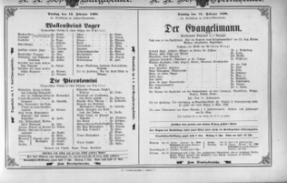 Theaterzettel (Oper und Burgtheater in Wien) 18980215 Seite: 1