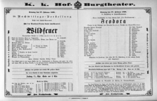 Theaterzettel (Oper und Burgtheater in Wien) 18980227 Seite: 2